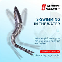 Proberos 8 Segment Swimbait 13 19g Fishing Lure - Assorted Colors