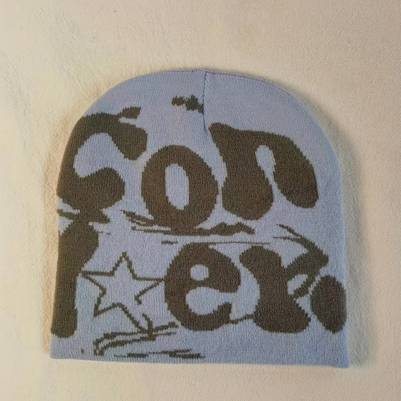 Y2K Beanie Cap Hip Hop 90s Knitted Wool Hats Unisex