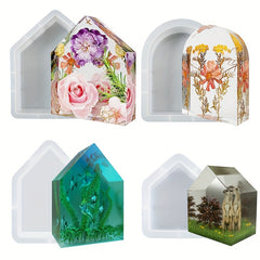 House Resin Molds for Epoxy Resin Photo Flowers
