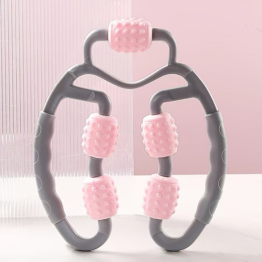 360 Rotating Ring Clip Massager Roller Handheld Massager