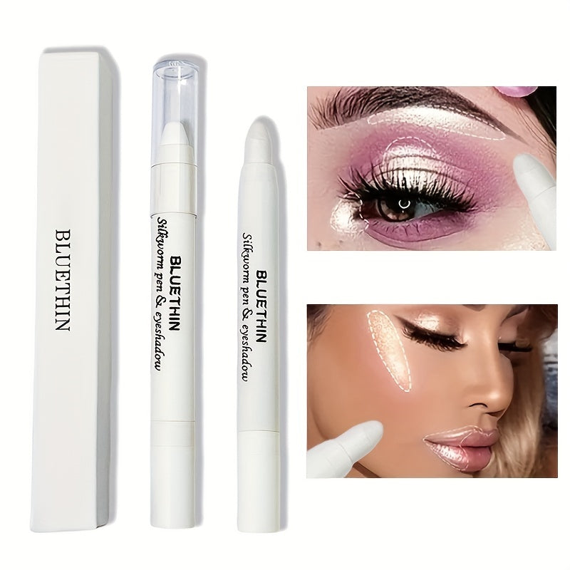 Matte Pearly Eyeshadow Pen Waterproof Highlighter Stick