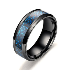 Dragon Pattern Titanium Steel Rings for Couples