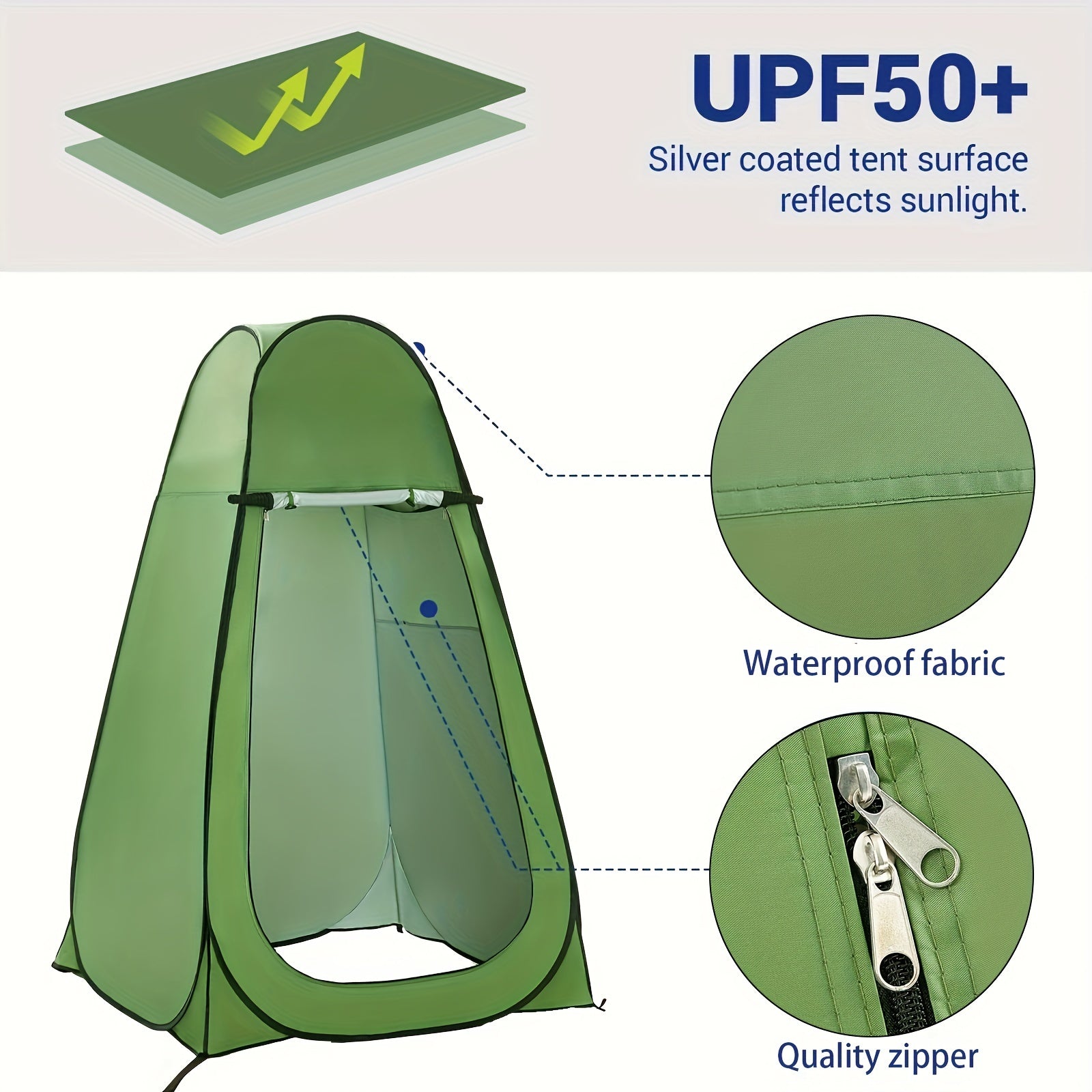 Pop Up Privacy Tent Portable Outdoor Camping Shower Toilet Instant Changing Room