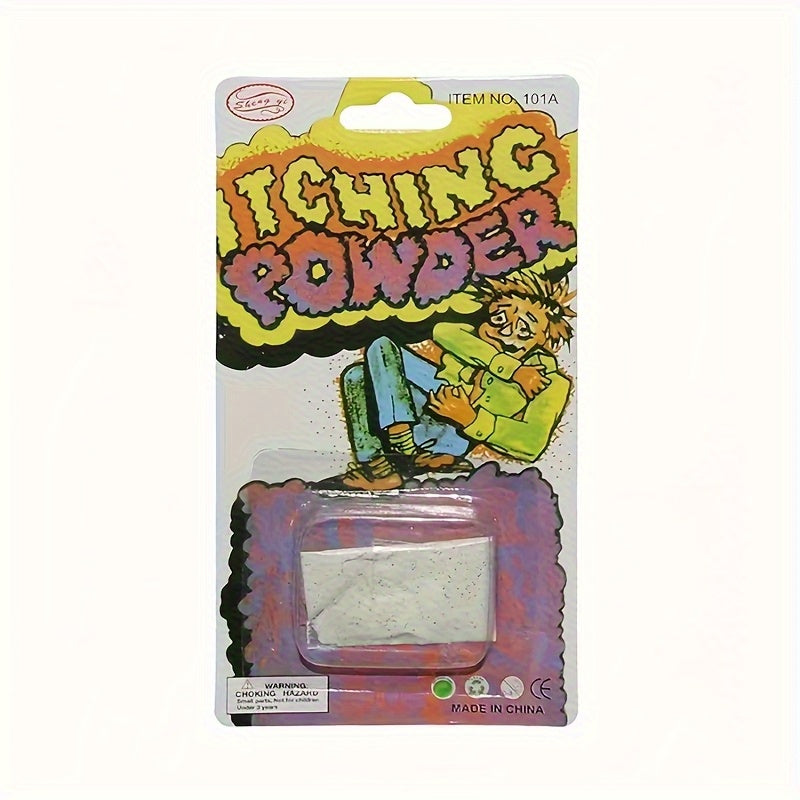 Itchy Powder Prank Props with Spoon - Safe & Fun Party Gag