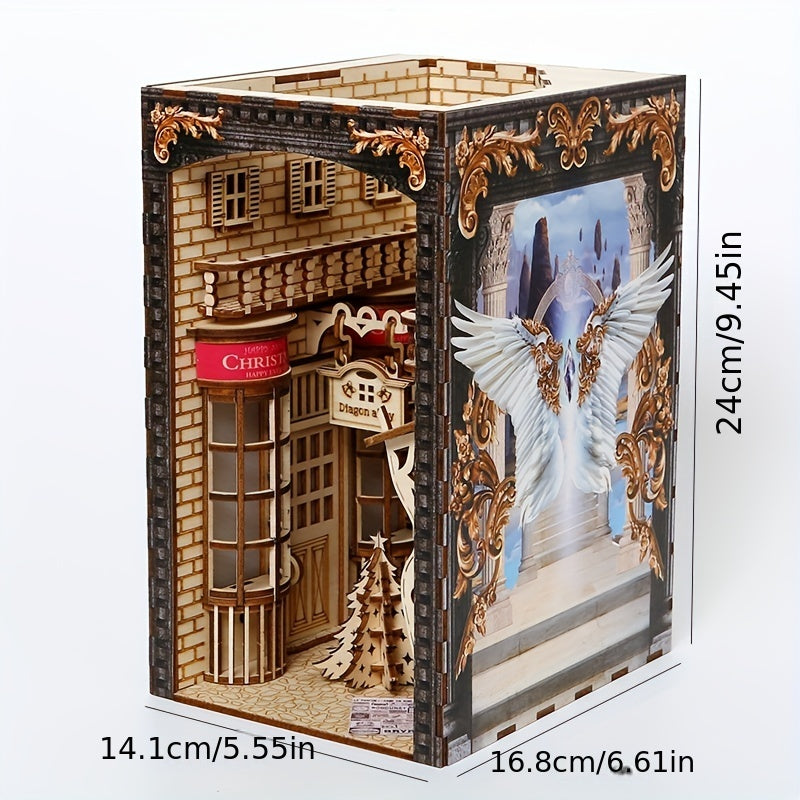 3D Diagon Alley Christmas Wooden Puzzle