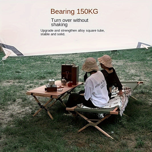 Portable Single Folding Bed for Office Nap and Camping - 1pc