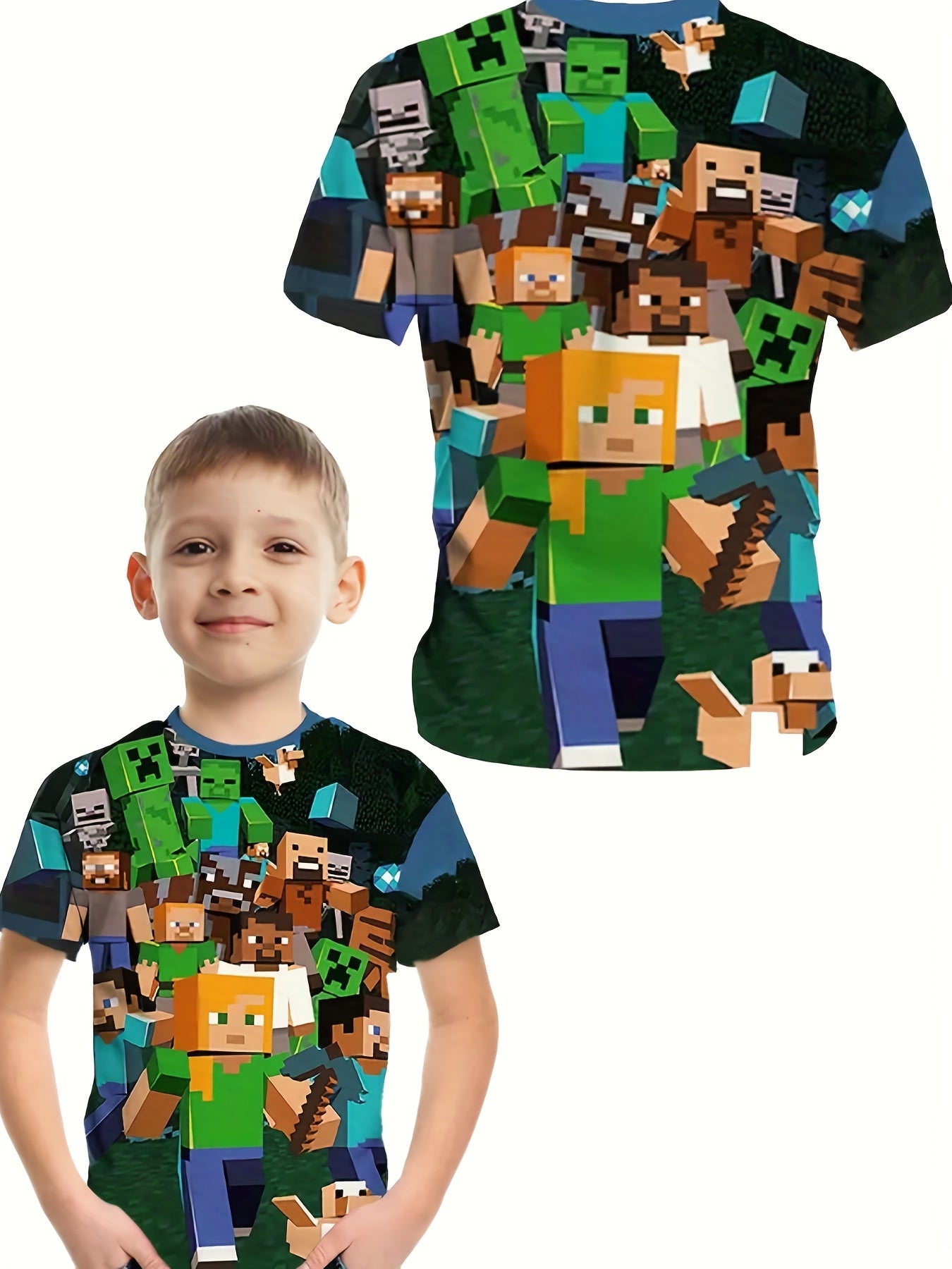 Kids Building Block Graphic T-shirt