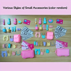 QSMARTOY Dollhouse Accessory Set DIY Educational Toy