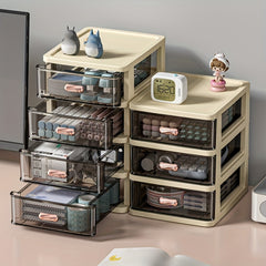Desktop Storage Box Plastic Drawer Type Jewelry Hair Accessories Rack