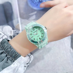 Colorful Student's Pointer Silicone Quartz Watch