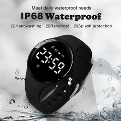 Youth Fitness Watch Step Tracker Pedometer Stopwatch USB Rechargeable
