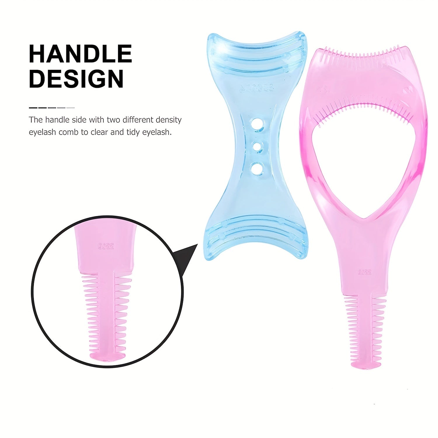 Eyelash Tool with Eyeliner Template Stencil and Comb