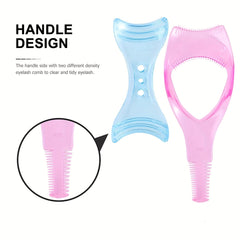 Eyelash Tool with Eyeliner Template Stencil and Comb