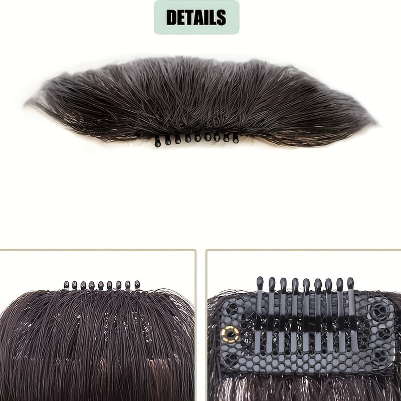 Synthetic Air Bangs Hair Extensions Clip On
