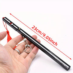Anime Mini Metal Sword Keychain Bag Hanging Decoration