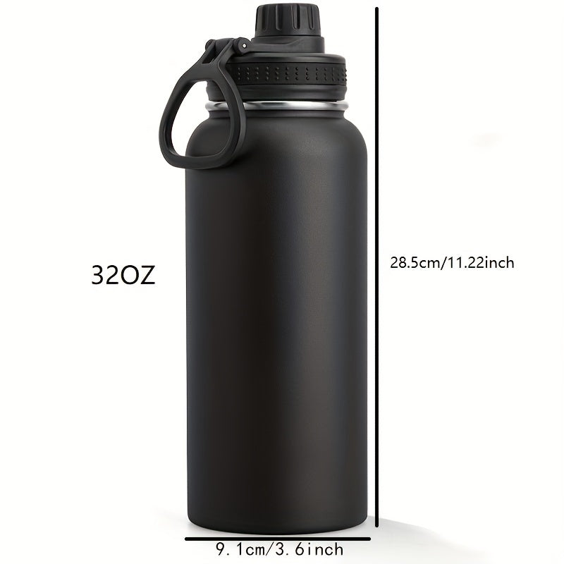 1000ml 32oz Stainless Steel Insulated Water Bottle with Spout Lid
