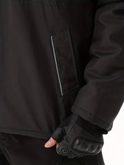 Men's Waterproof Hooded Zip Up Jacket for Outdoors