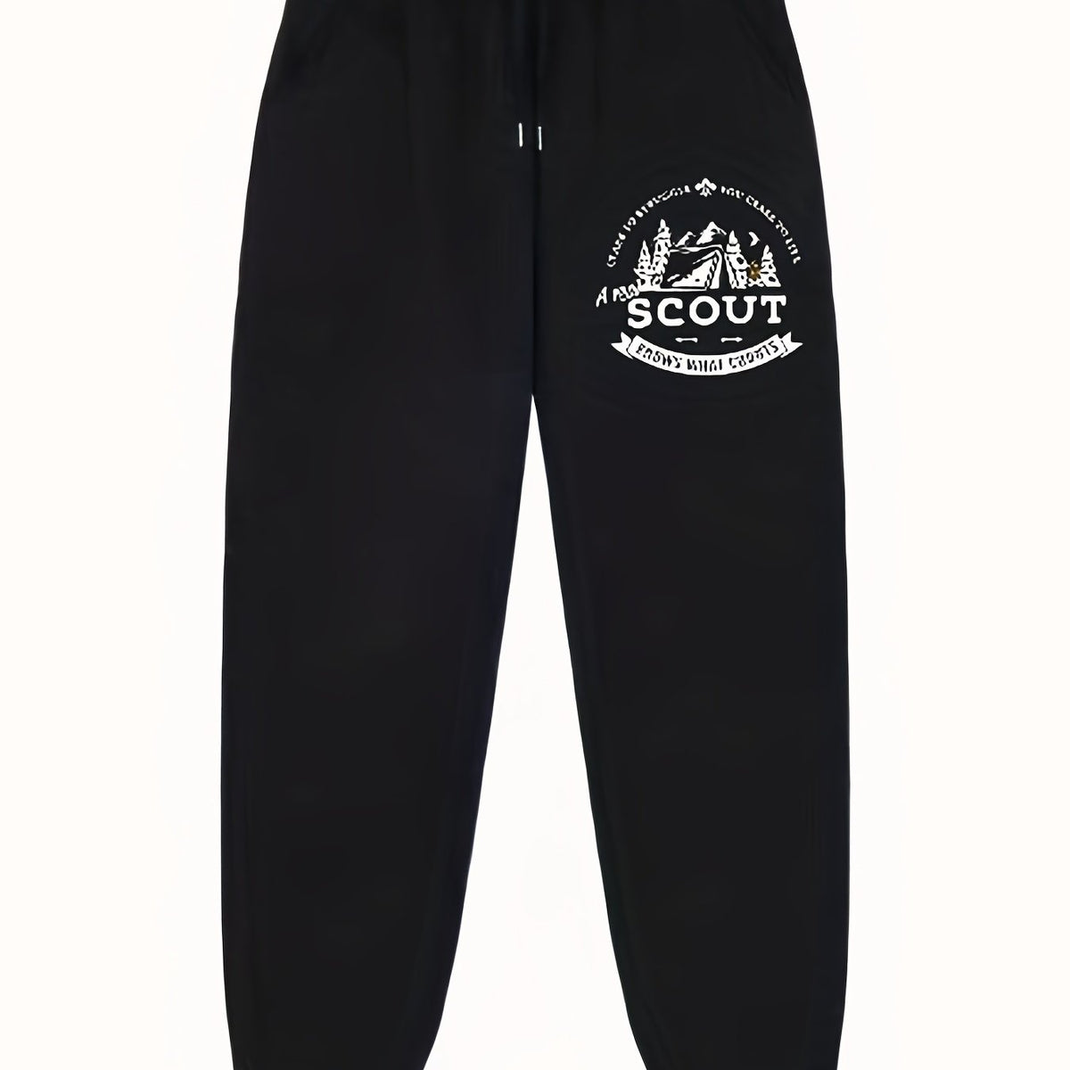 Forest & Camp Pattern Joggers Men s Casual Loose Fit Pants