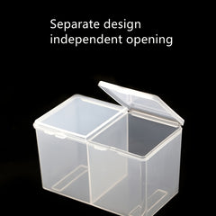 Transparent Nail Care Towel Storage Box