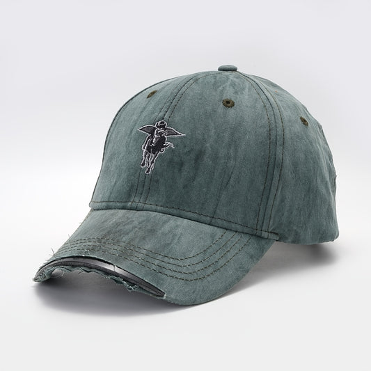 Summer Casual Embroidered Horse Baseball Cap