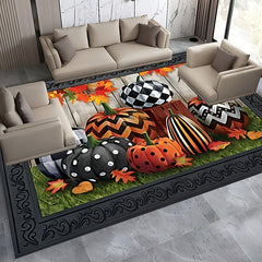 Witch Pleated Pattern Halloween Decorative Carpet Kitchen Mat