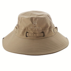 Breathable Mesh Fisherman Hat Sun Protection Drawstring Hat