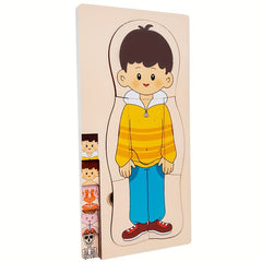 Human Body Structure Wooden Puzzle Children's Toy