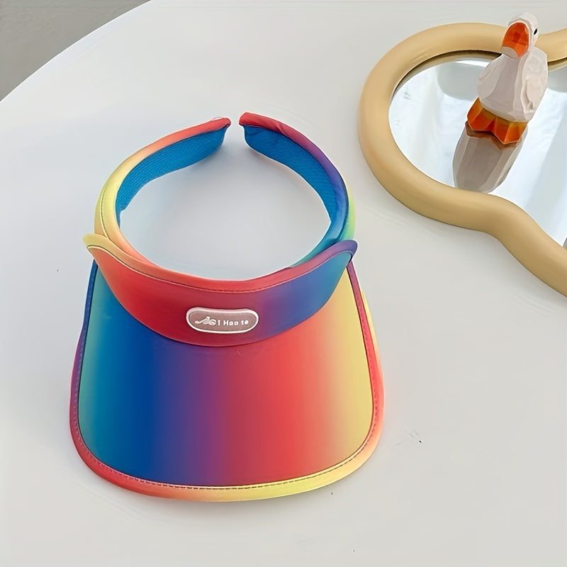 Sun Protection Cap Gradient Anti Ultraviolet Large Brim Hat