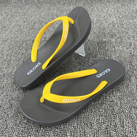 Men's Slip On Flip Flops Casual Outdoor Beach Walking Shoes