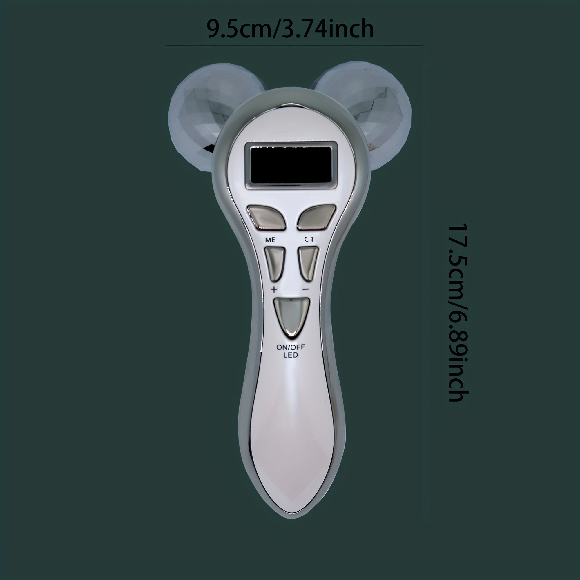 3D Microcurrent Roller for Face Lift and Lymphatic Drainage