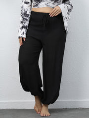  Boho Pants Women's Plus High Rise Wide Leg Pants