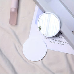 Round Compact Mirror Mini Cosmetic Touch up Mirror For Skincare & Makeup