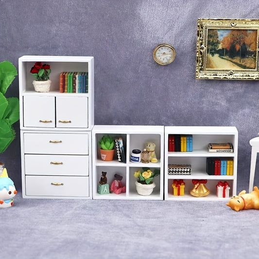 1:12 Dollhouse Model Furniture Display Cabinet Craft Doll Ornament