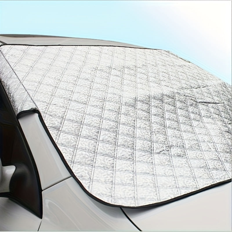 Car Snow Blocking Front Windshield Cover Snow Cover Cloth