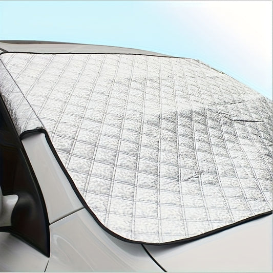 Car Snow Blocking Front Windshield Cover Snow Cover Cloth