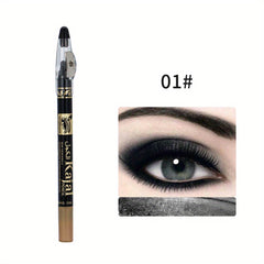 12 Colors Waterproof Eyeshadow Stick with Shimmer and Pearly Finish