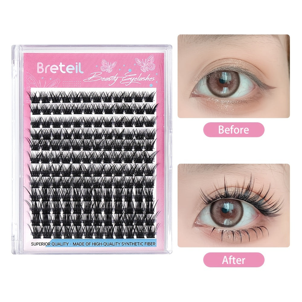 12 Rows False Eyelashes 50P C Curling DIY Eyelash Extensions for Girls & Women