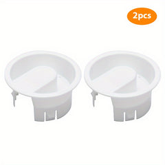 2pcs Spill Resistant Dust Proof Bottle Stoppers Covers Lids Glass Water Carafe