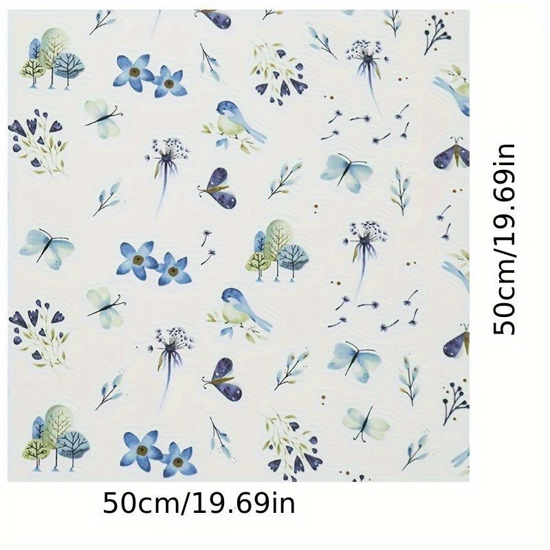 8pcs 100% Cotton Fabric Bundles 50x50cm Quilting Squares for DIY Patchwork