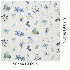 8pcs 100% Cotton Fabric Bundles 50x50cm Quilting Squares for DIY Patchwork