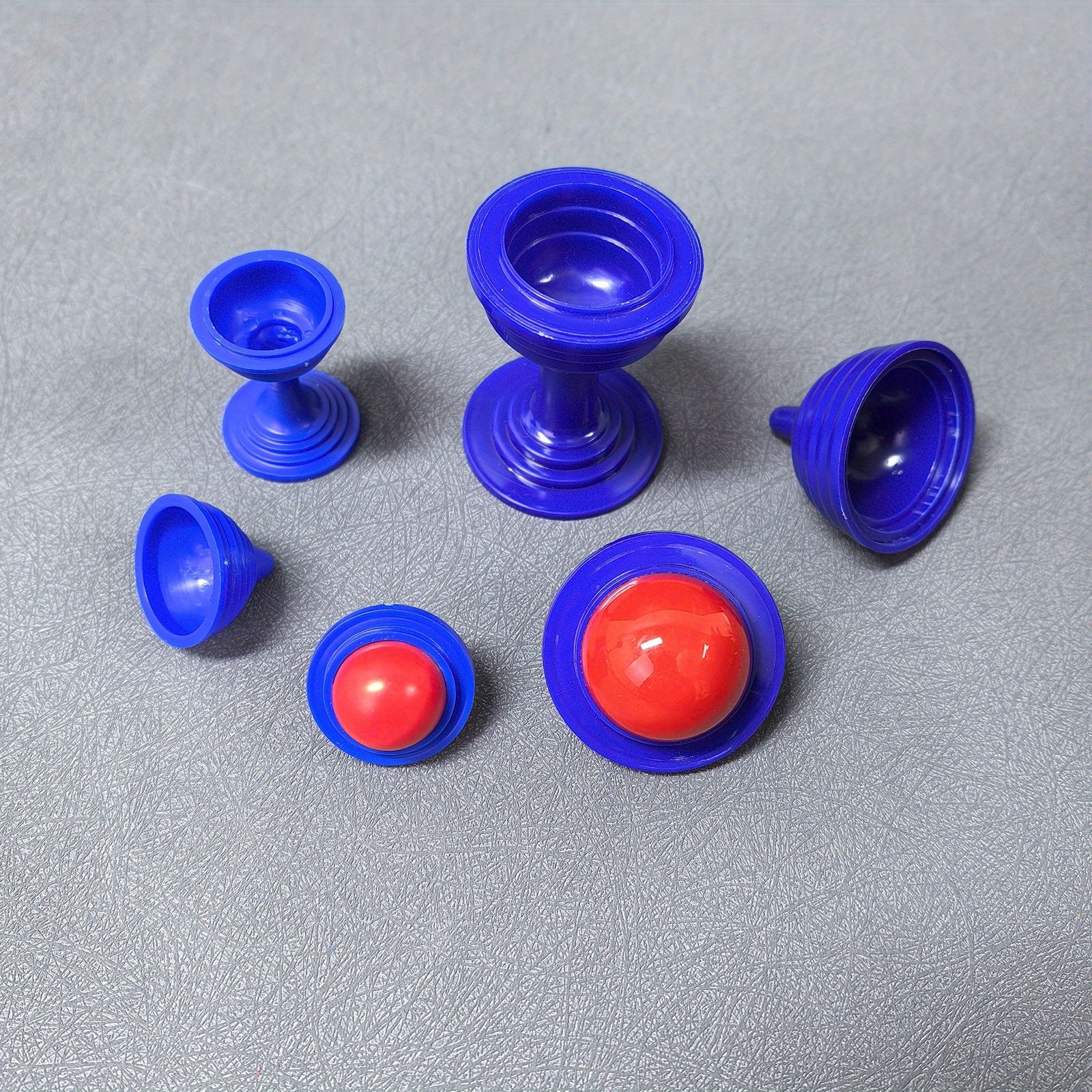 Magic Cup Red Ball Dzi Beads Set