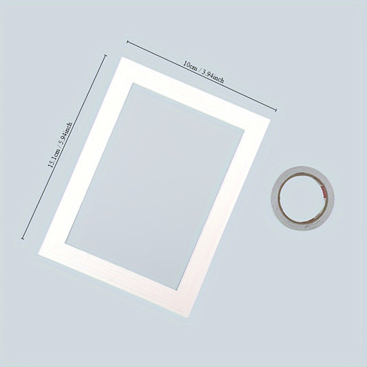 3pcs DIY Cardstock Paper Photo Frames with Cardboard Lining