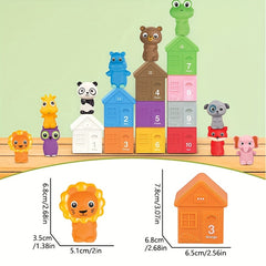 Forest Animal Hand Puppet Toys 10pcs Set for Role Play