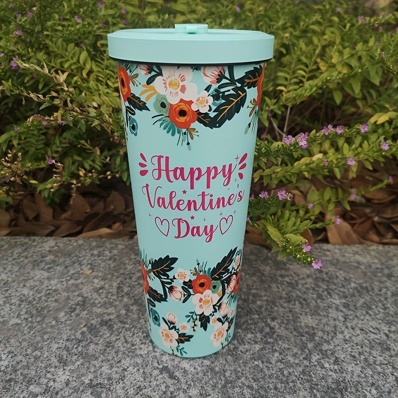 30oz Stainless Steel Vacuum Insulated Cup with Straw