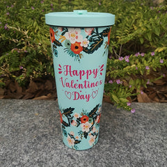 30oz Stainless Steel Vacuum Insulated Cup with Straw