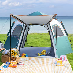 Hexagonal Tent for Camping Picnic - Sun Protection, Windproof