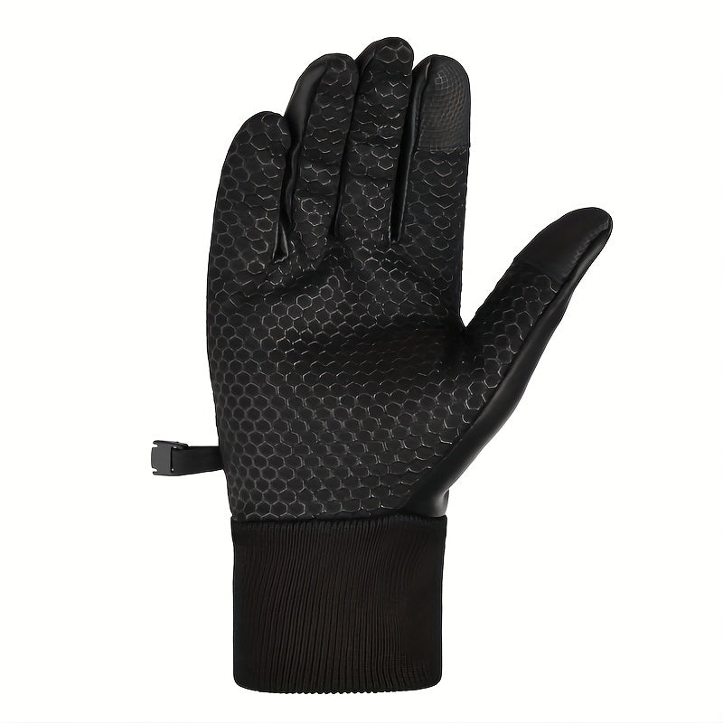 Warm Full Finger Gloves Plus Velvet for Outdoor Cycling