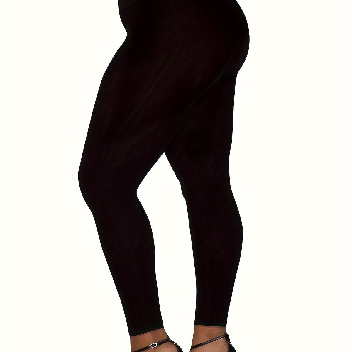  High Rise Skinny Trousers