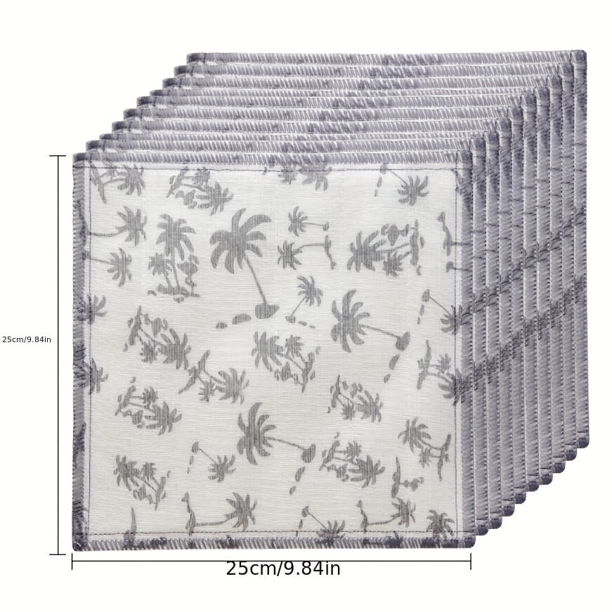 10pcs Cotton Gauze Dish Cloth Absorbent Towel Kitchen Cleaning Pad