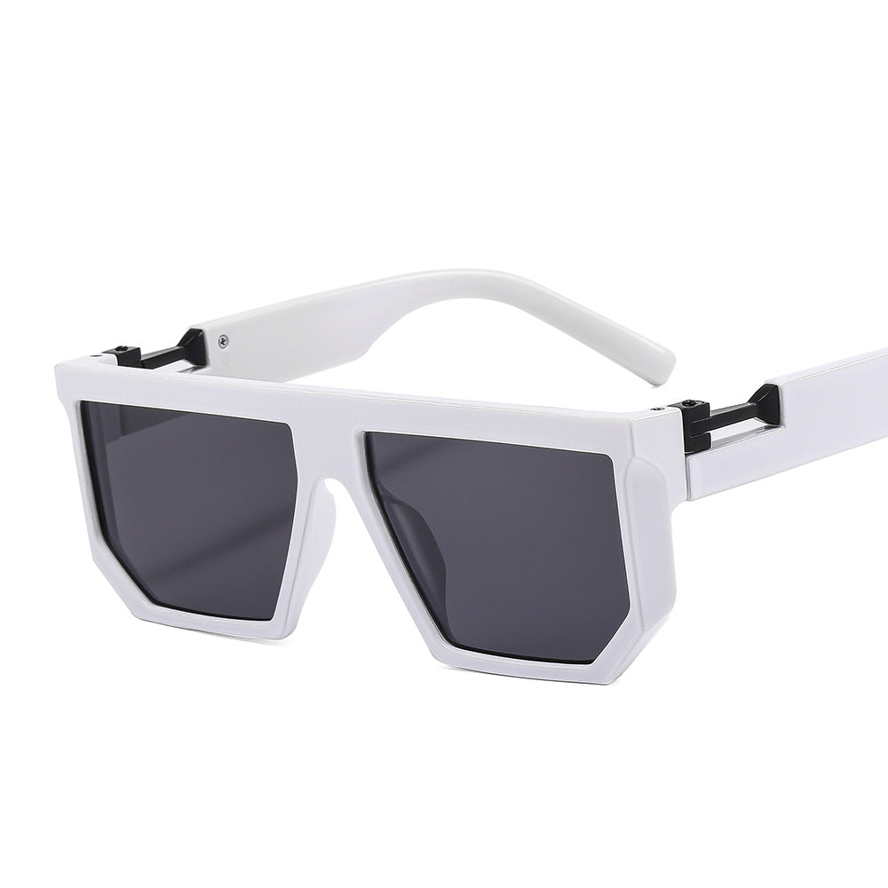 Vintage Ladies Oversized Square Sunglasses Sun Protection
